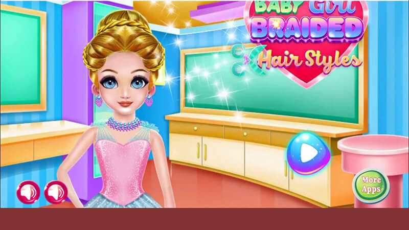 Hairstyle Games For Girls
 Baby Girl Braided Hairstyles Free Girls game at horse