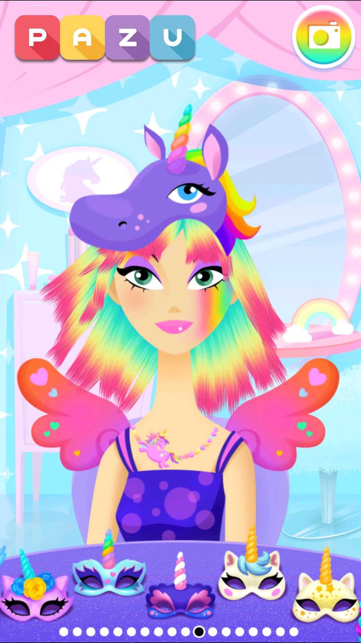 Hairstyle Games For Kids
 Girls Hair Salon Unicorn Hairstyle kids games for