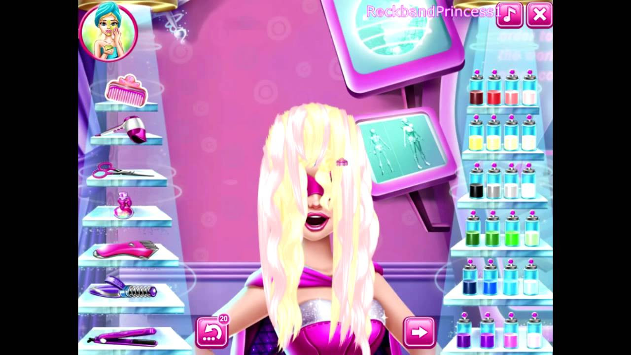 Hairstyle Games For Kids
 Barbie Hair Salon Games For Kids