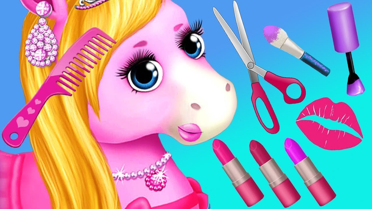 Hairstyle Games For Kids
 Fun Horse Care Games Pony Makeup Dress Up Style & Color