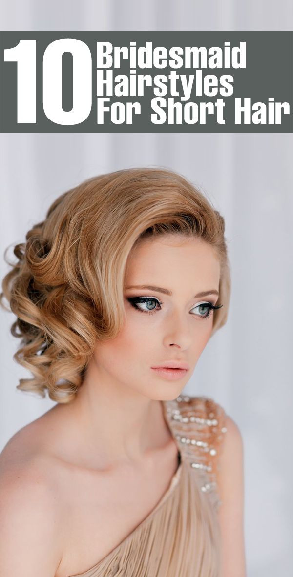 Hairstyles For Bridesmaids With Short Hair
 16 Great Short Formal Hairstyles for 2020 Pretty Designs