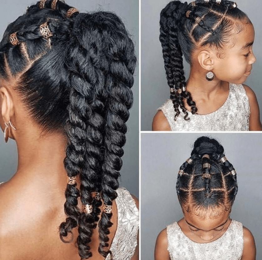 Hairstyles For Little Girls Braids
 43 Braid Hairstyles For Little Girls With Natural Hair