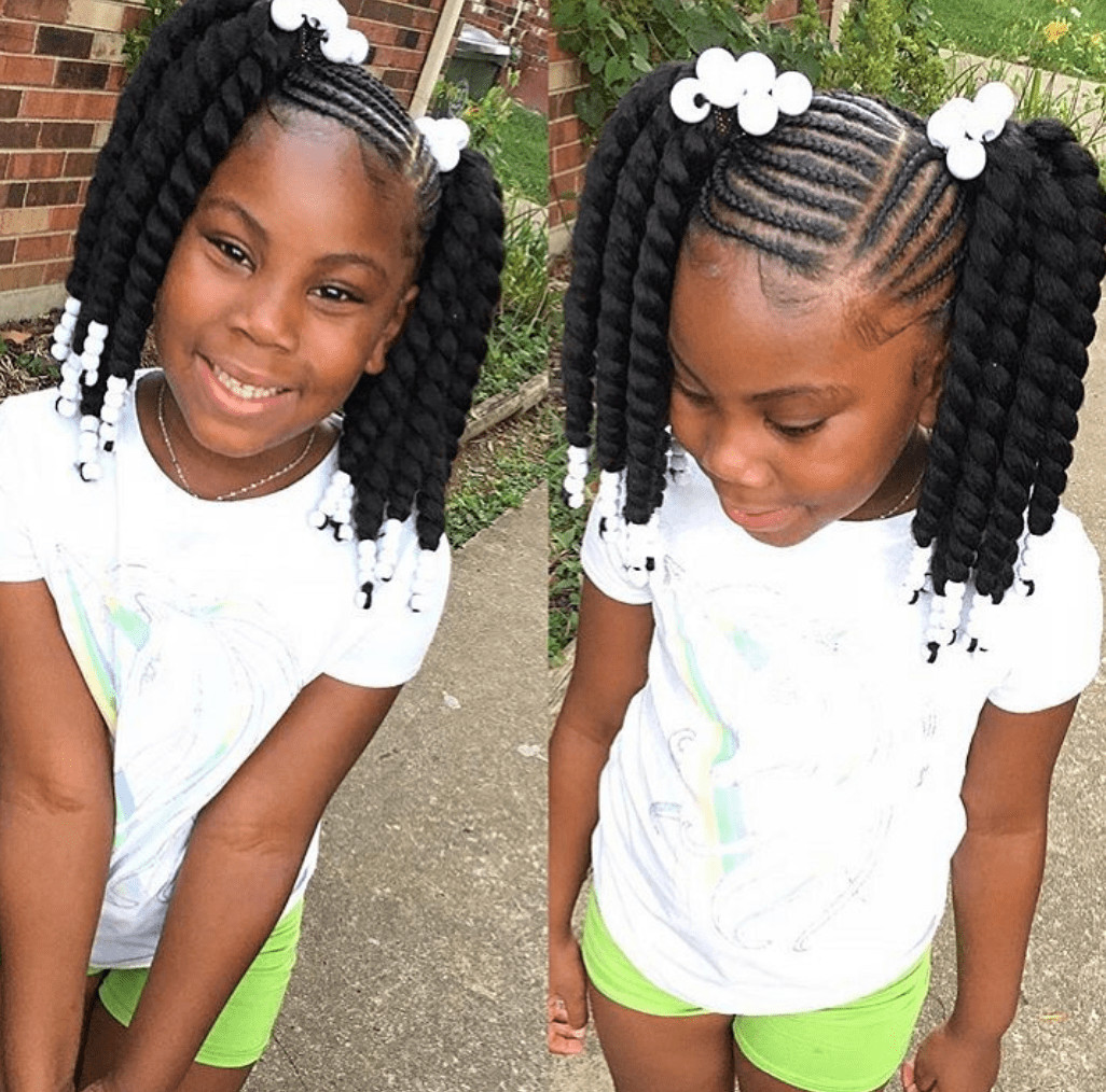 Hairstyles For Natural Little Girl
 43 Braid Hairstyles For Little Girls With Natural Hair