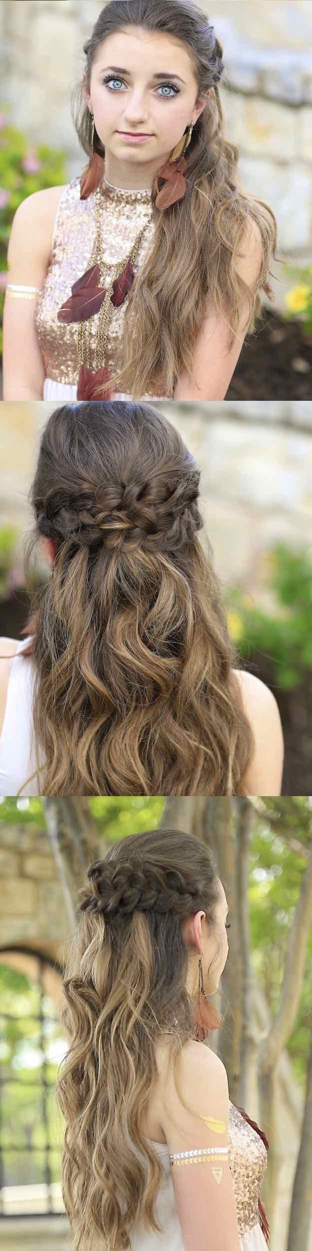 Hairstyles Up For Prom
 25 Easy Half Up Half Down Hairstyle Tutorials For Prom