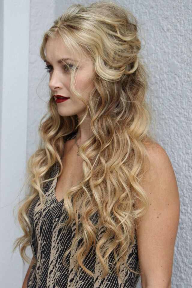 Half Up Half Down Curled Prom Hairstyles
 25 Most Attractive and Beautiful Half Up Half Down