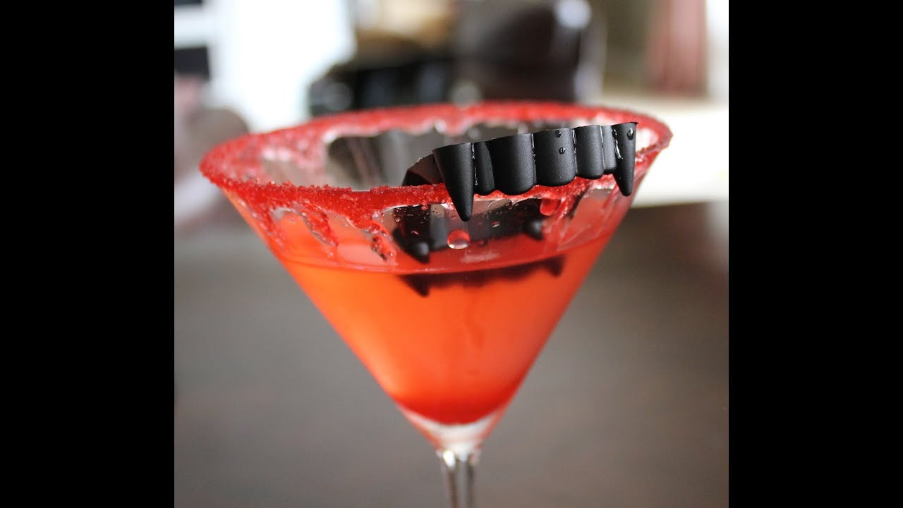 Halloween Alcohol Drinks
 Killer Halloween Party Cocktail Vampire Kiss Martini