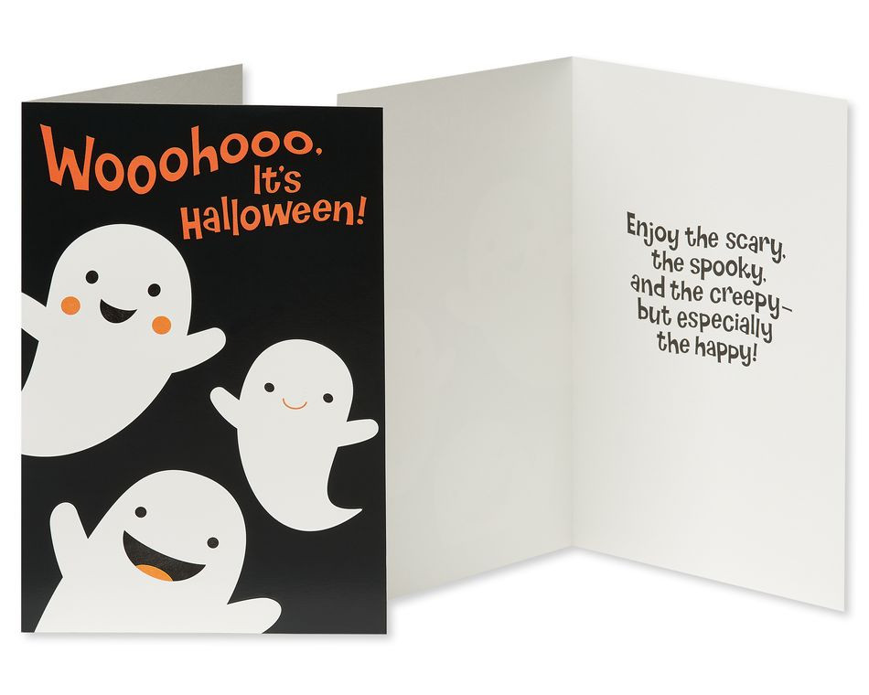 Halloween Birthday Card
 Halloween Greeting Card Bundle for Kids 5 Pack