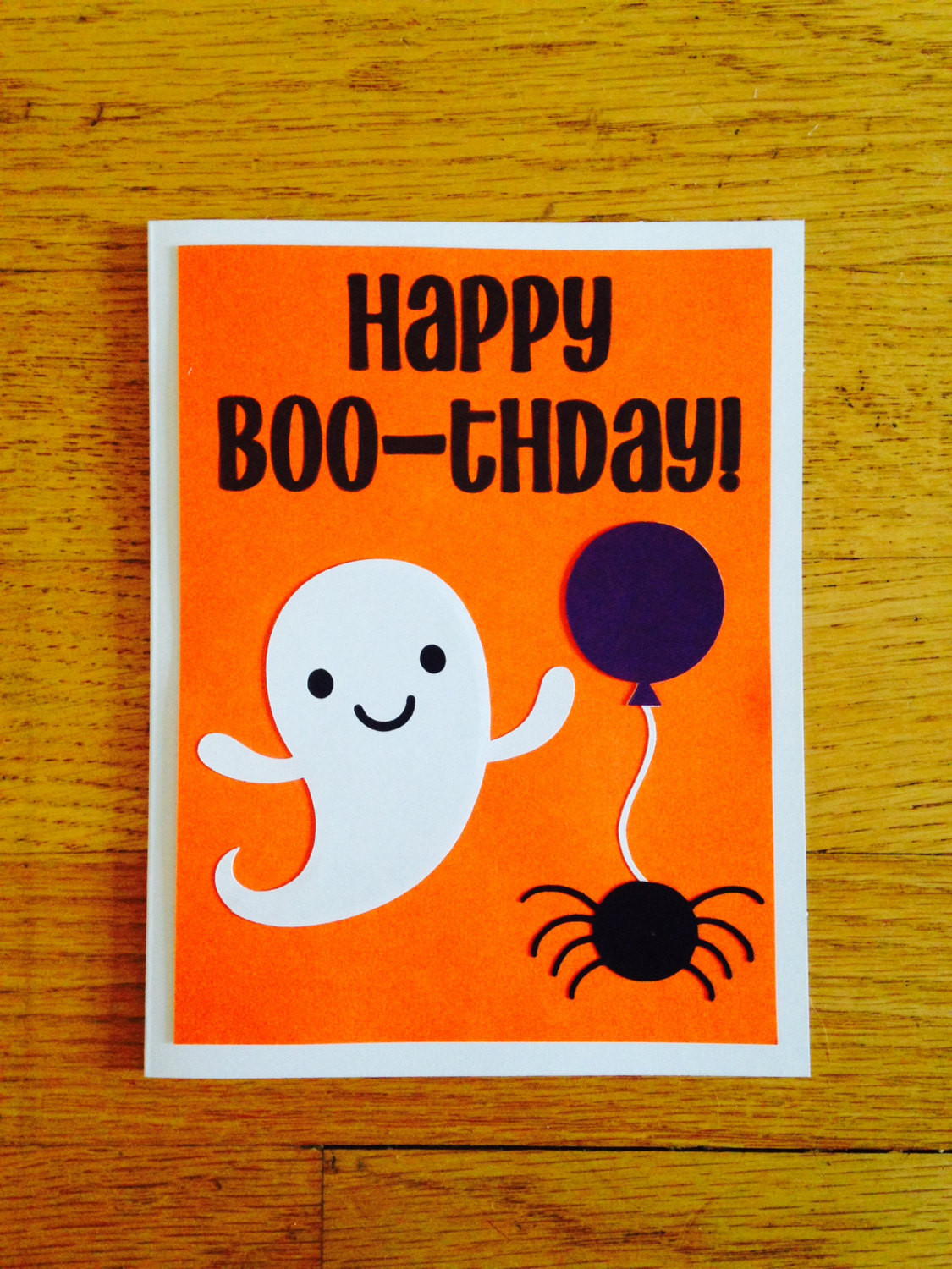 Halloween Birthday Card Printable