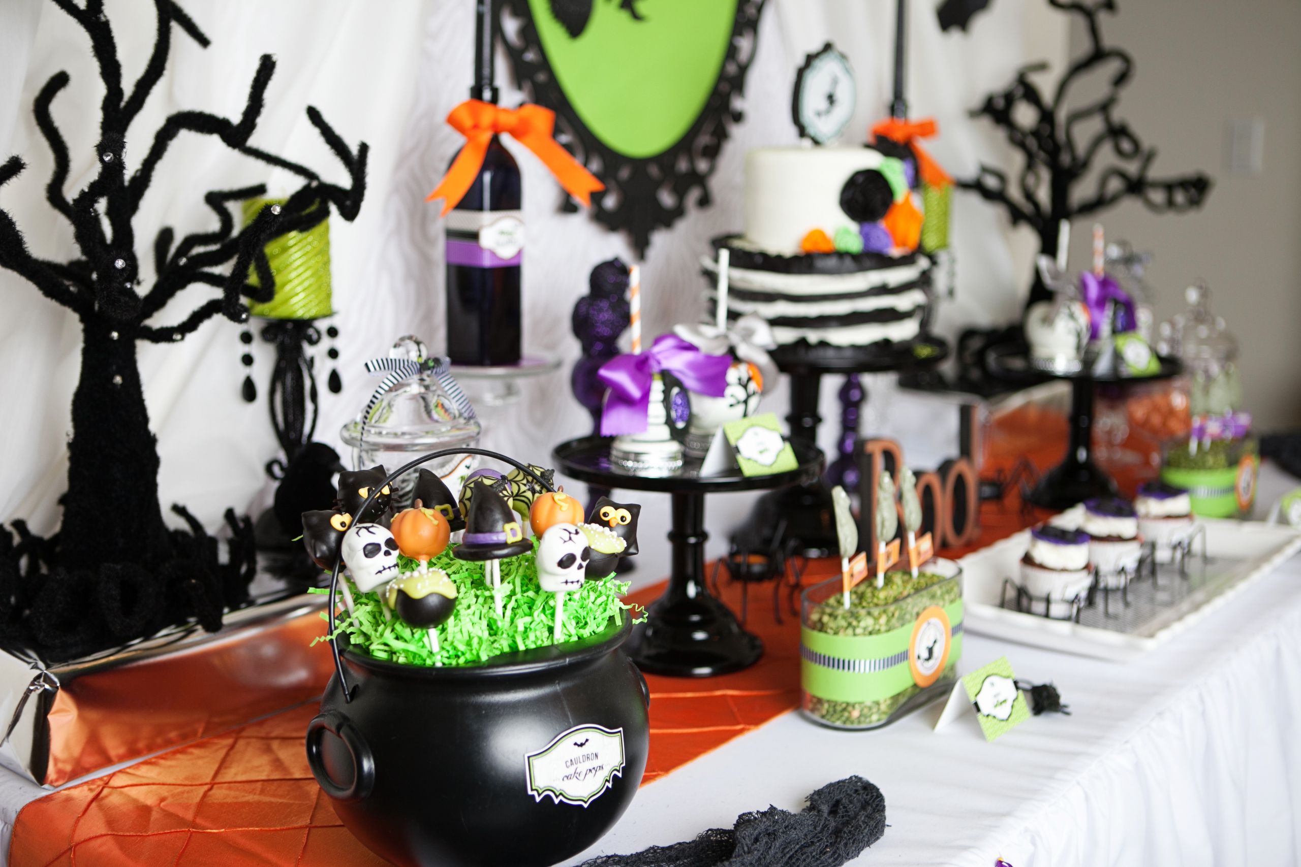 Halloween Birthday Party Decoration Ideas
 A Wickedly Sweet Witch Inspired Halloween Party Anders