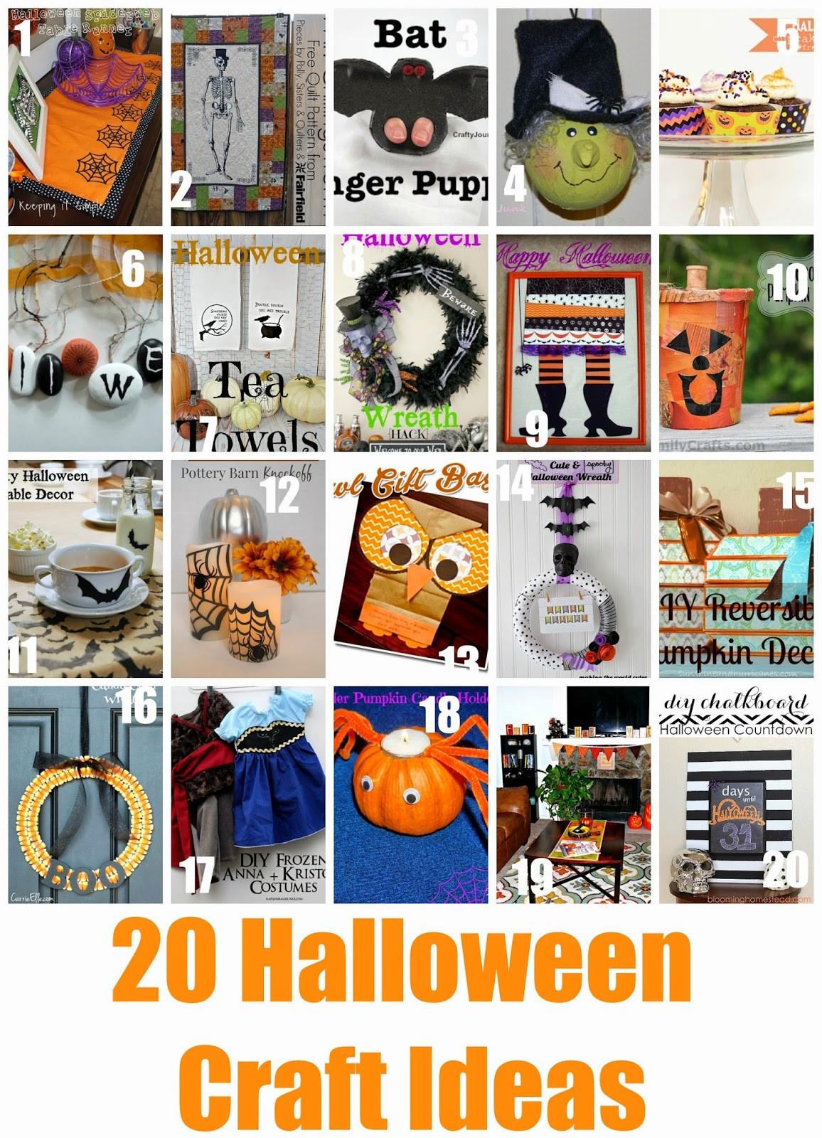 Halloween Block Party Ideas
 Block Party 20 Halloween Craft Ideas Features Page 2 of