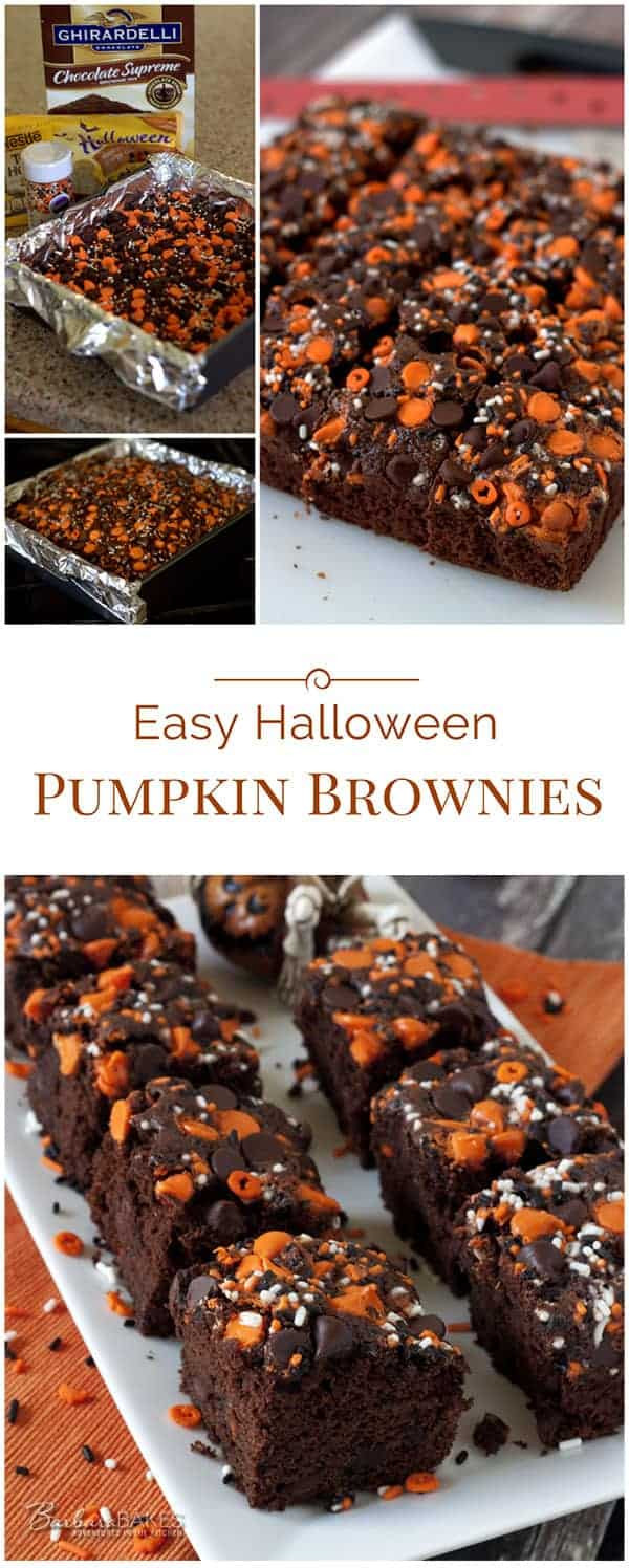 Halloween Brownies Recipes
 Halloween Pumpkin Brownies