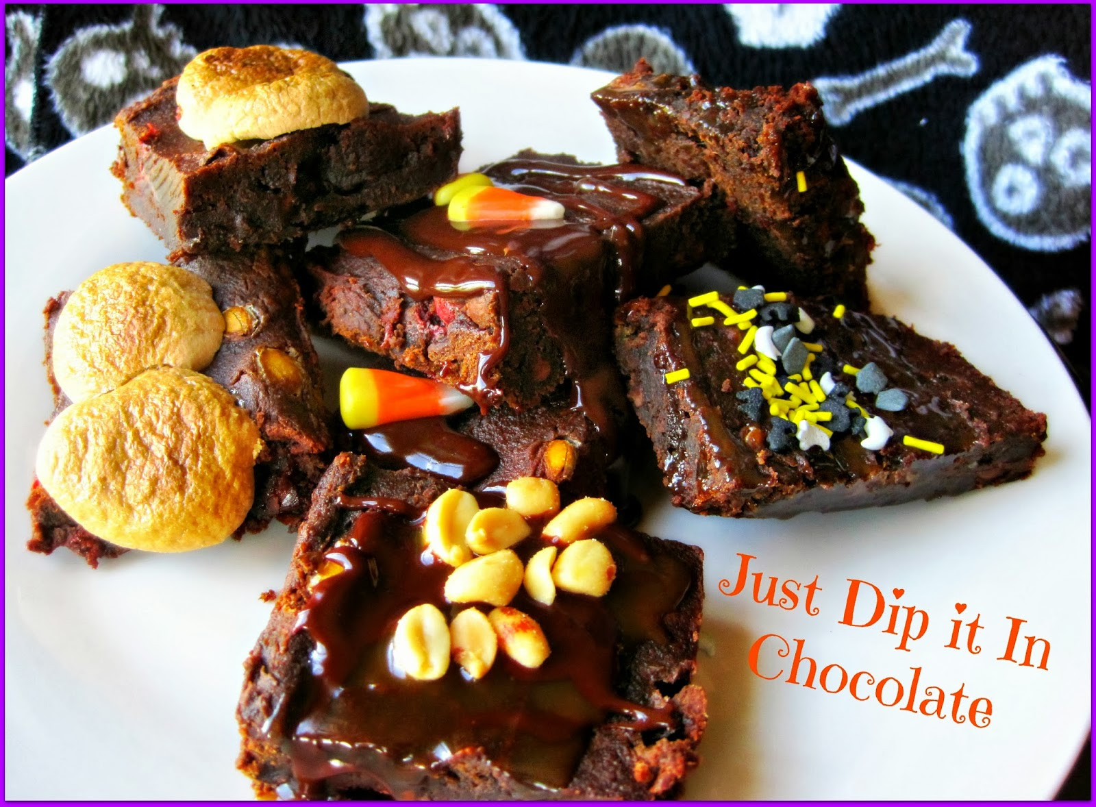 Halloween Brownies Recipes
 Just Dip It In Chocolate Pumpkin Brownies Halloween Recipe