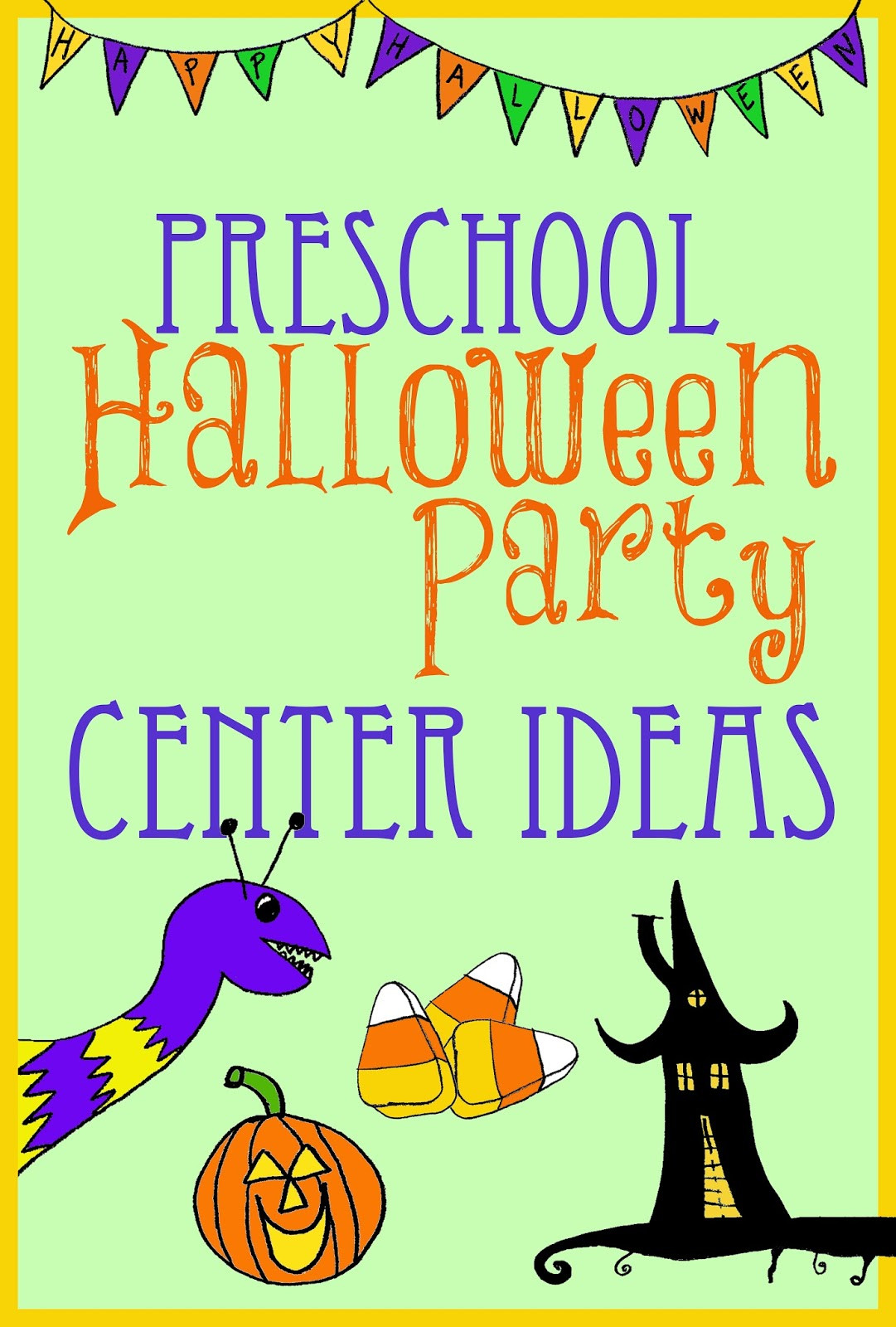Halloween Class Party Ideas Kindergarten
 Halloween Party Center Ideas for Preschool Kindergarten
