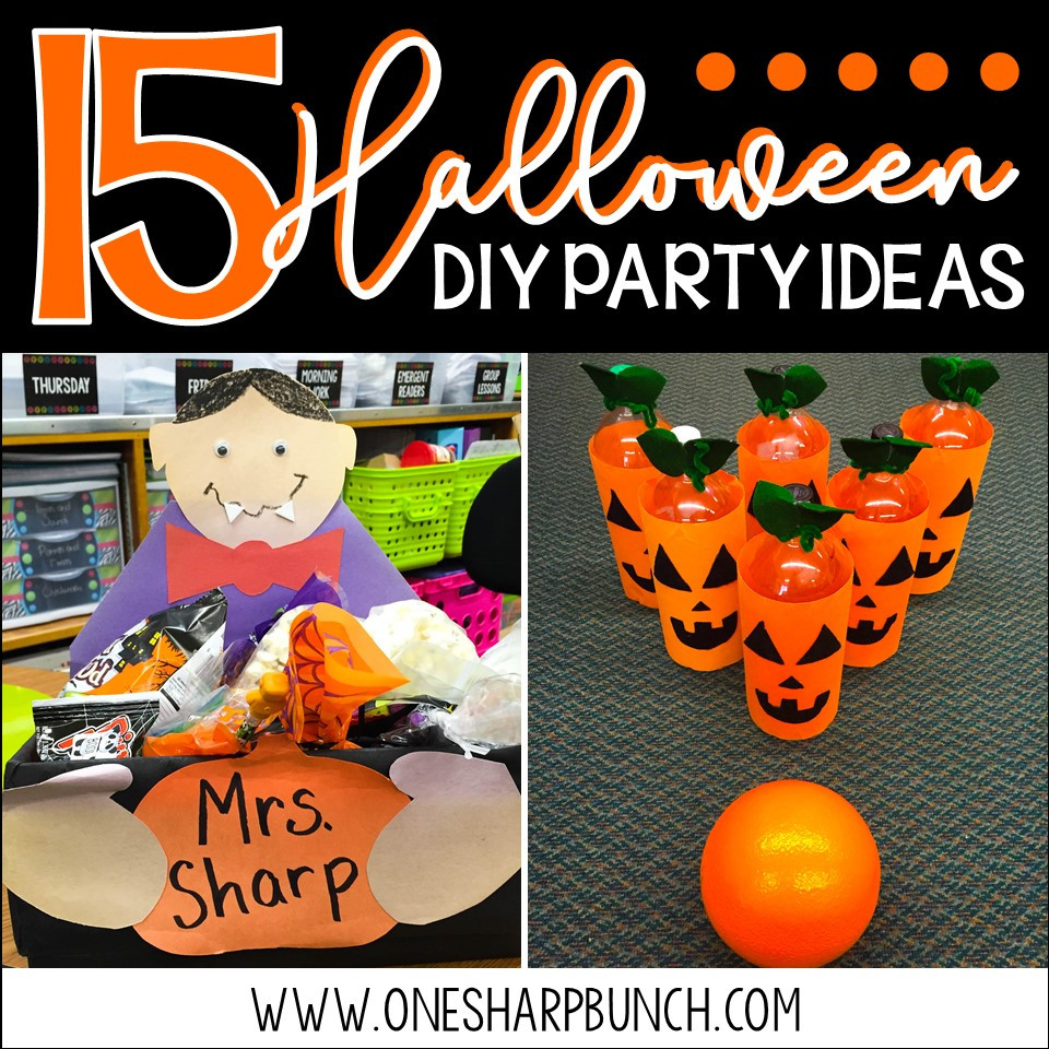 Halloween Class Party Ideas Kindergarten
 e Sharp Bunch 15 DIY Halloween Party Ideas for the