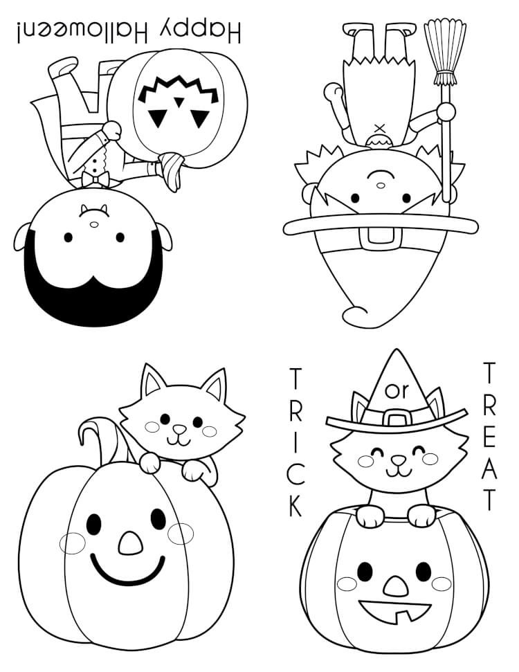Halloween Coloring Books For Kids
 Printable Halloween Coloring Books Happiness is Homemade