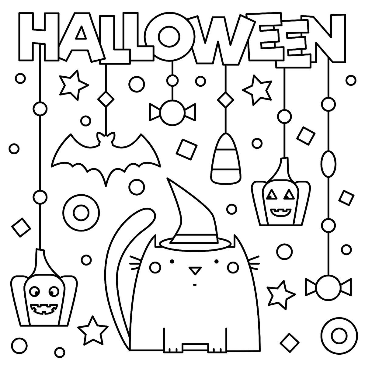 Halloween Coloring Books For Kids
 Halloween Coloring Pages 10 Free Spooky Printable