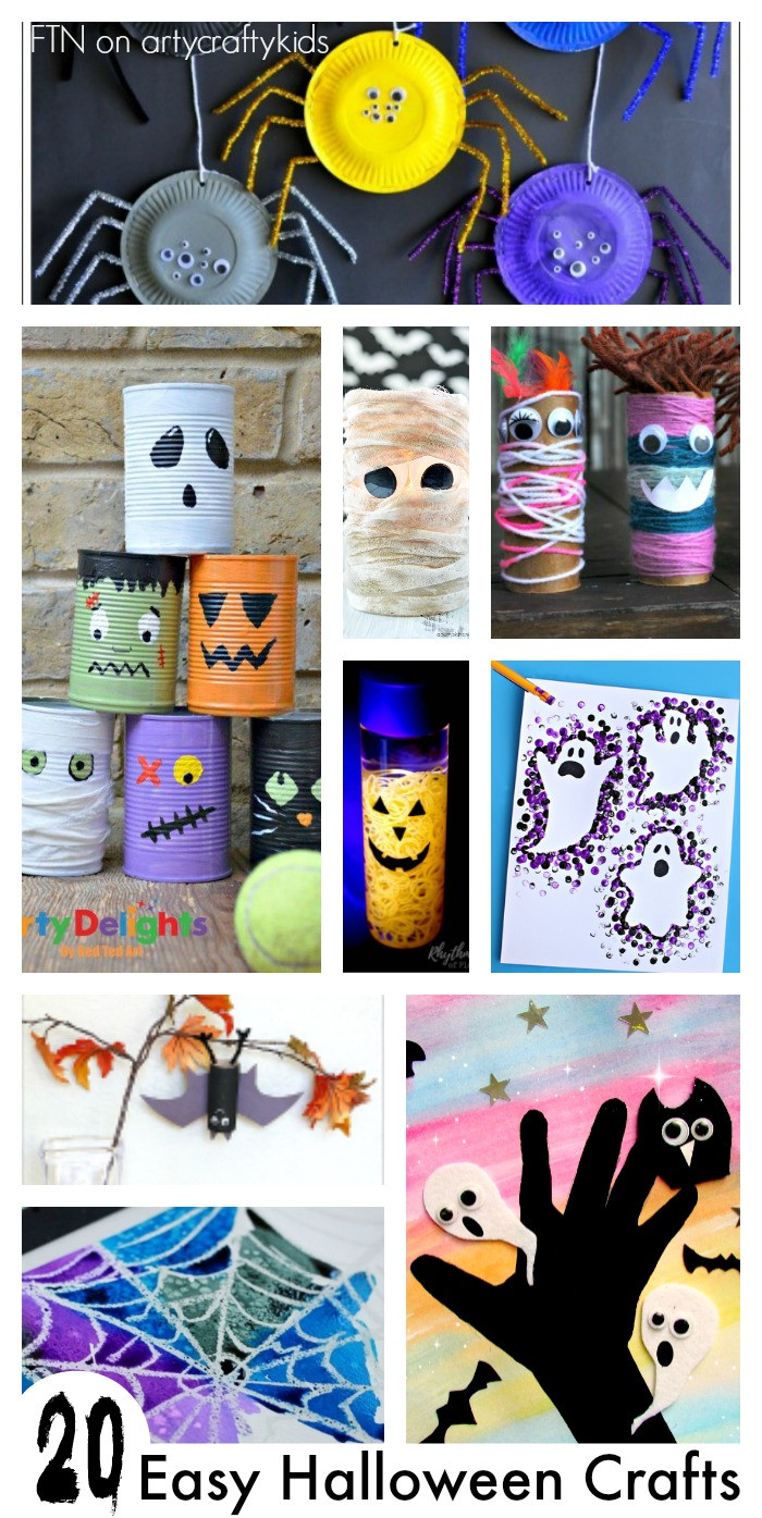 Halloween Crafts With Kids
 20 Easy Halloween Crafts