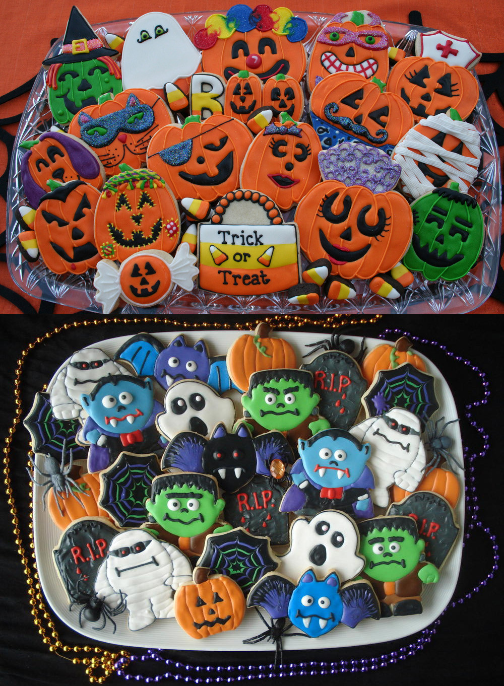 Halloween Decorated Sugar Cookies
 sugar cookies