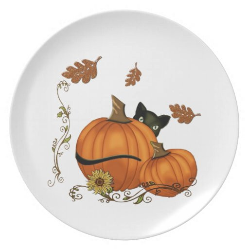 Halloween Dinner Plates
 Country Style Halloween Dinner Plate