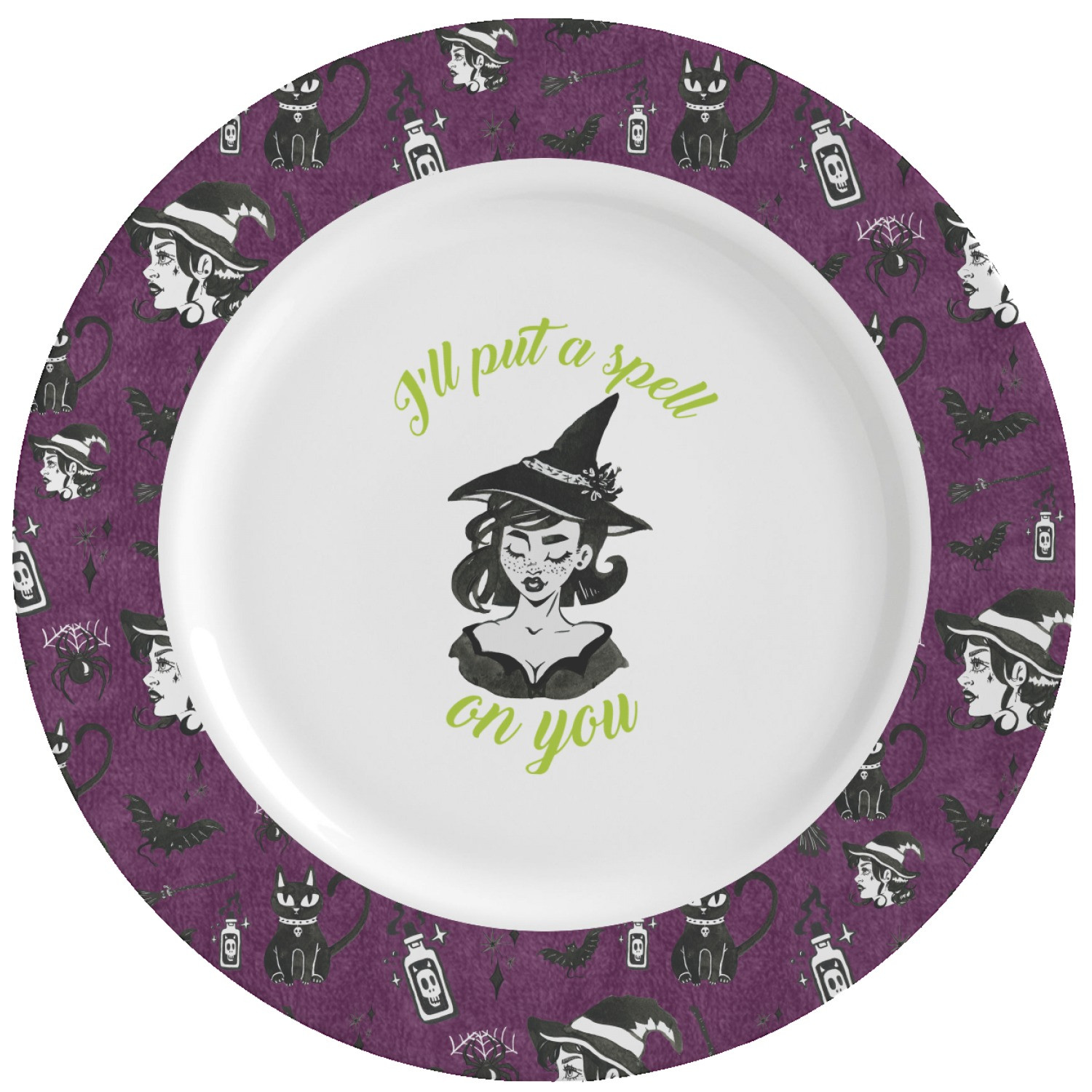 Halloween Dinner Plates
 Witches Halloween Ceramic Dinner Plates Set of 4