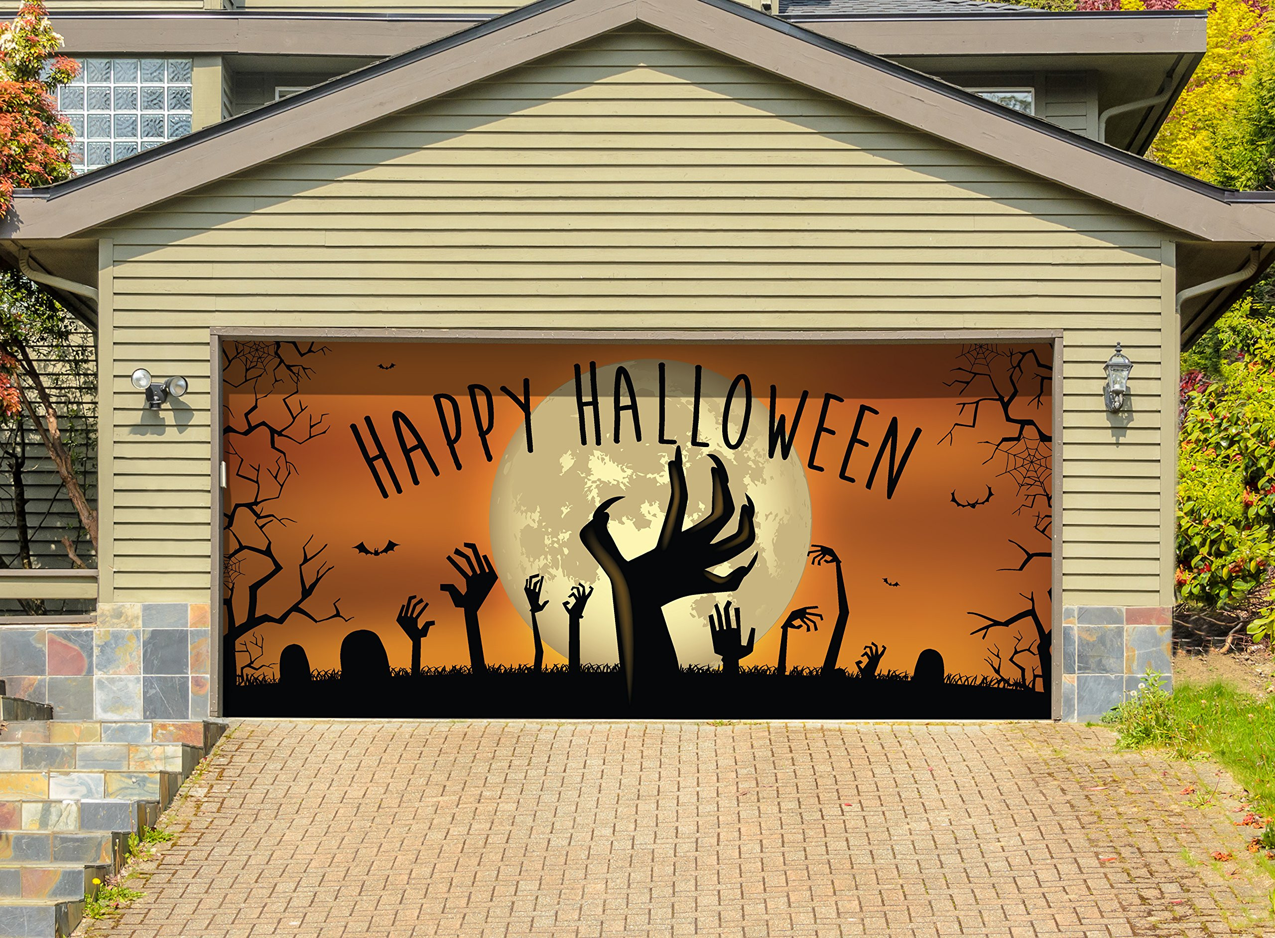 Halloween Garage Door Covers
 Buy Victory Corps Outdoor Halloween Holiday Garage Door