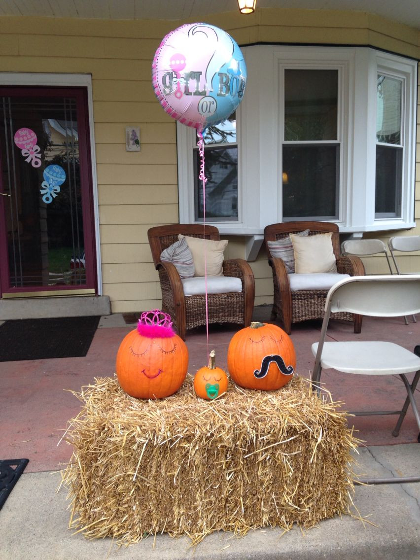 Halloween Gender Reveal Party Ideas
 Fall Themed Gender Reveal Party idea Easy to make