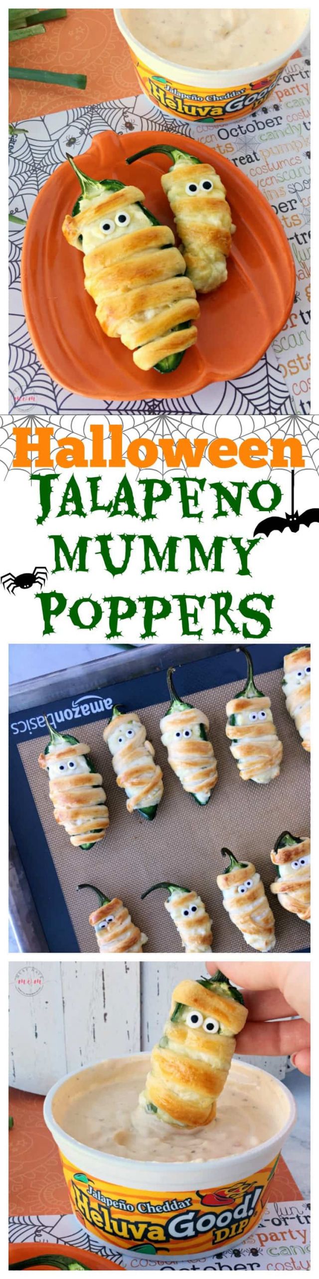 Halloween Jalapeno Poppers
 Halloween Mummy Jalapeno Poppers In Oven Recipe Must