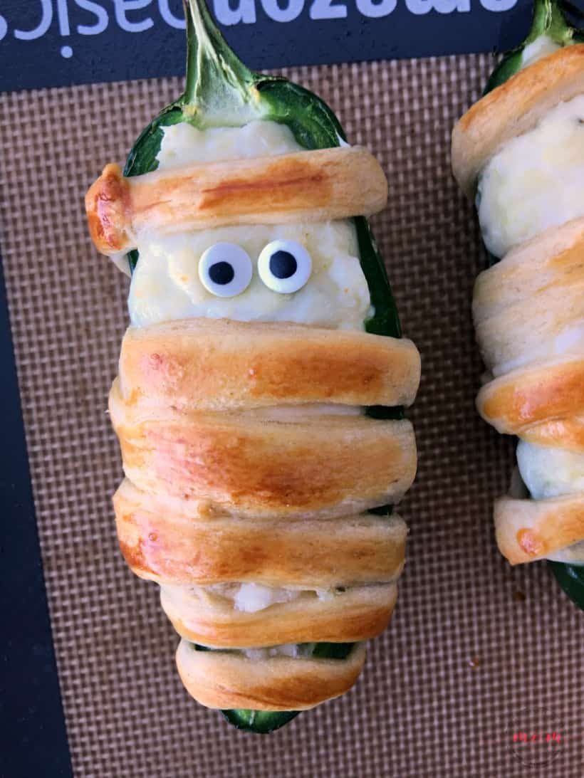 Halloween Jalapeno Poppers
 Halloween Mummy Jalapeno Poppers In Oven Recipe Must