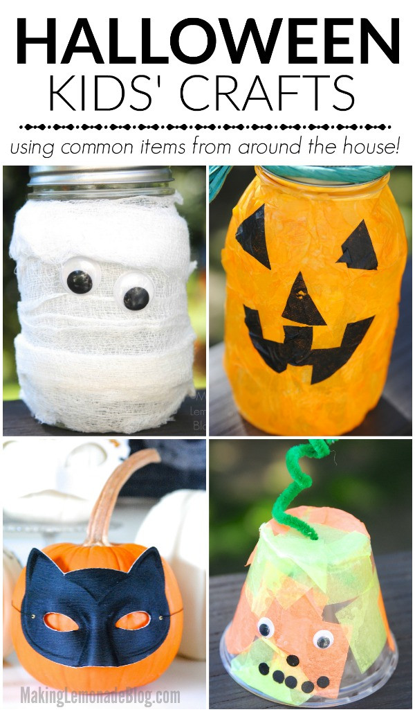 Halloween Kids Craft Ideas
 Cute and Quick Halloween Crafts for Kids
