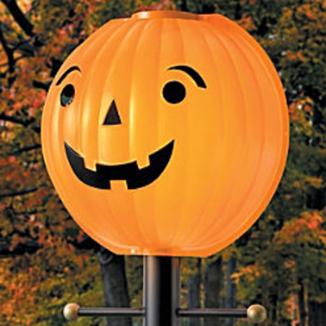 Halloween Lamp Post
 HALLOWEEN THANKSGIVING PUMPKIN JACK O LANTERN LAMPPOST