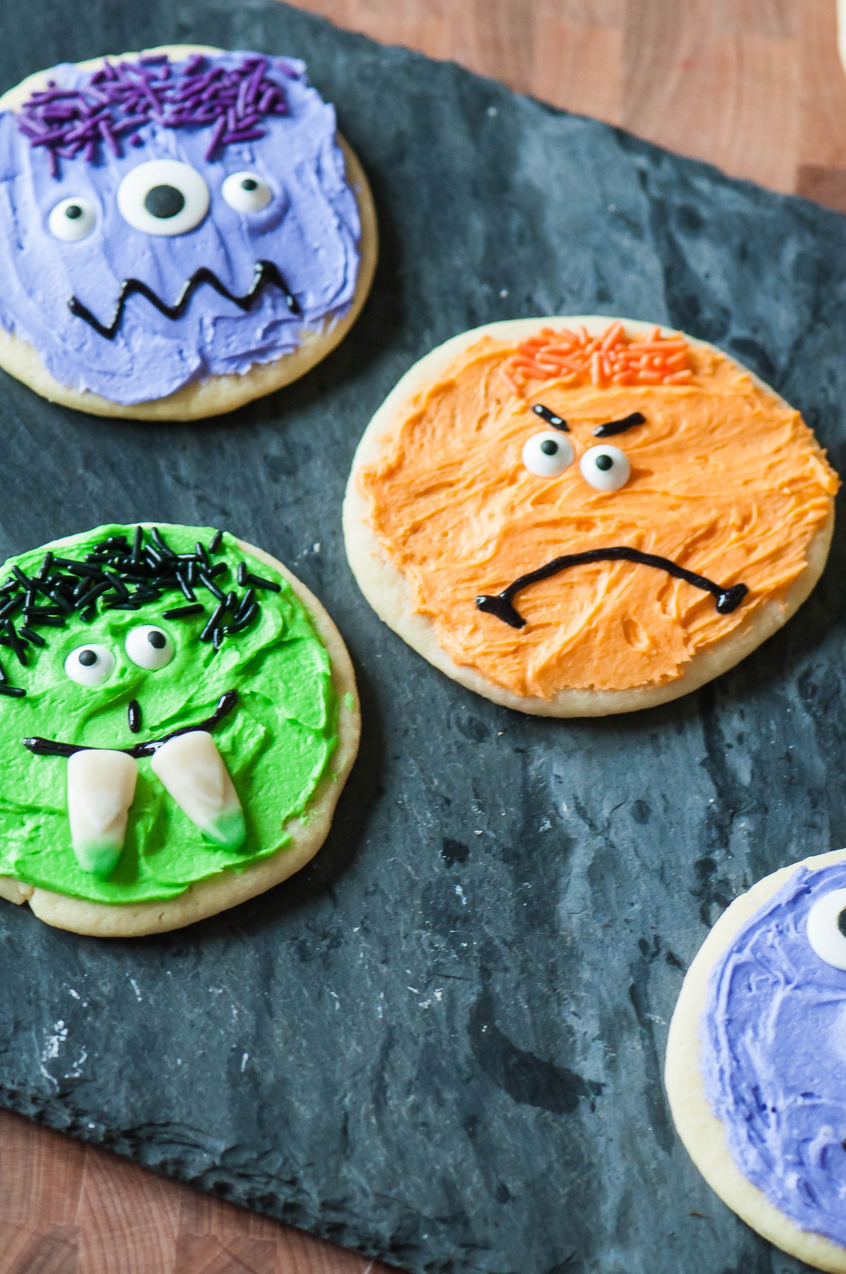 Halloween Monster Cookies
 Halloween Monster Sugar Cookies Meg s Everyday Indulgence