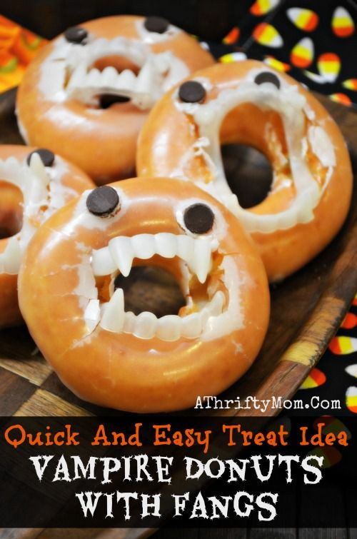 Halloween Office Party Food Ideas
 Vampire Donuts A Quick and Easy Treat For Halloween