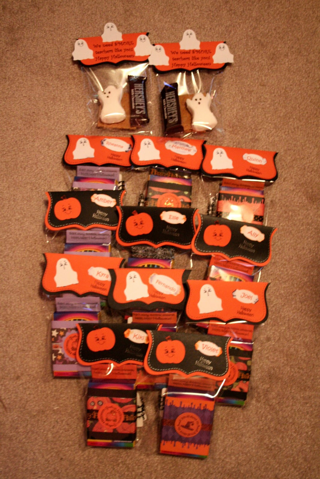Halloween Party Bags Ideas
 WorkinScrappinMomof4 Halloween Goo Bags for