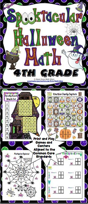 Halloween Party Ideas For 5Th Graders
 Halloween Math Activities 4th Grade