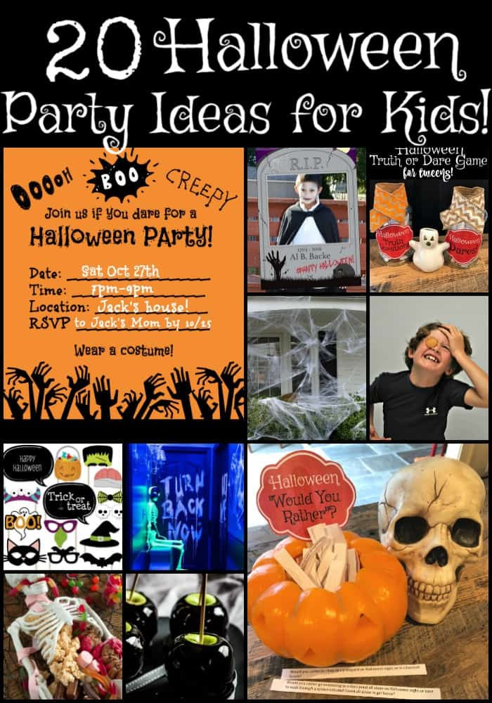 Halloween Party Ideas For Kids Pinterest
 Halloween Party Ideas for Kids Mom 6