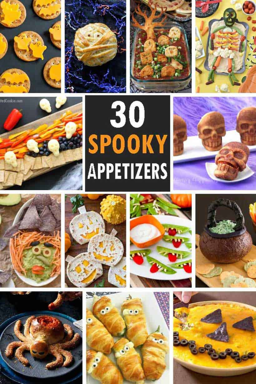 Halloween Party Snacks Ideas
 30 HALLOWEEN APPETIZERS and snacks fun Halloween party food