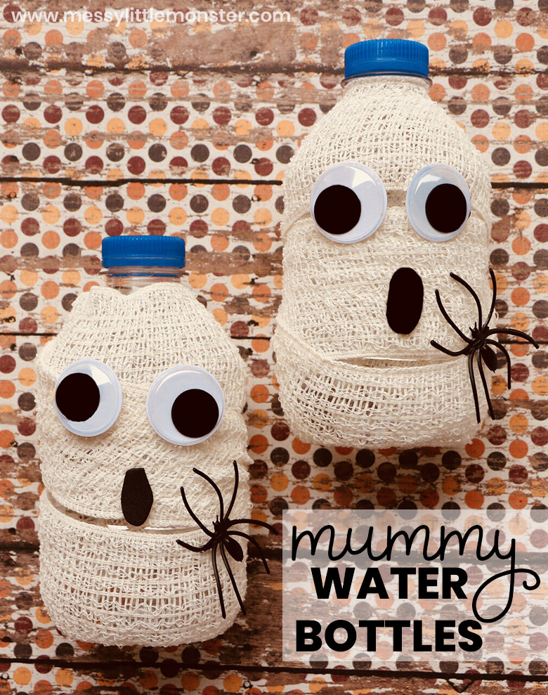 Halloween Punch For Kids DIY
 Halloween Drink Mummy Water Bottles