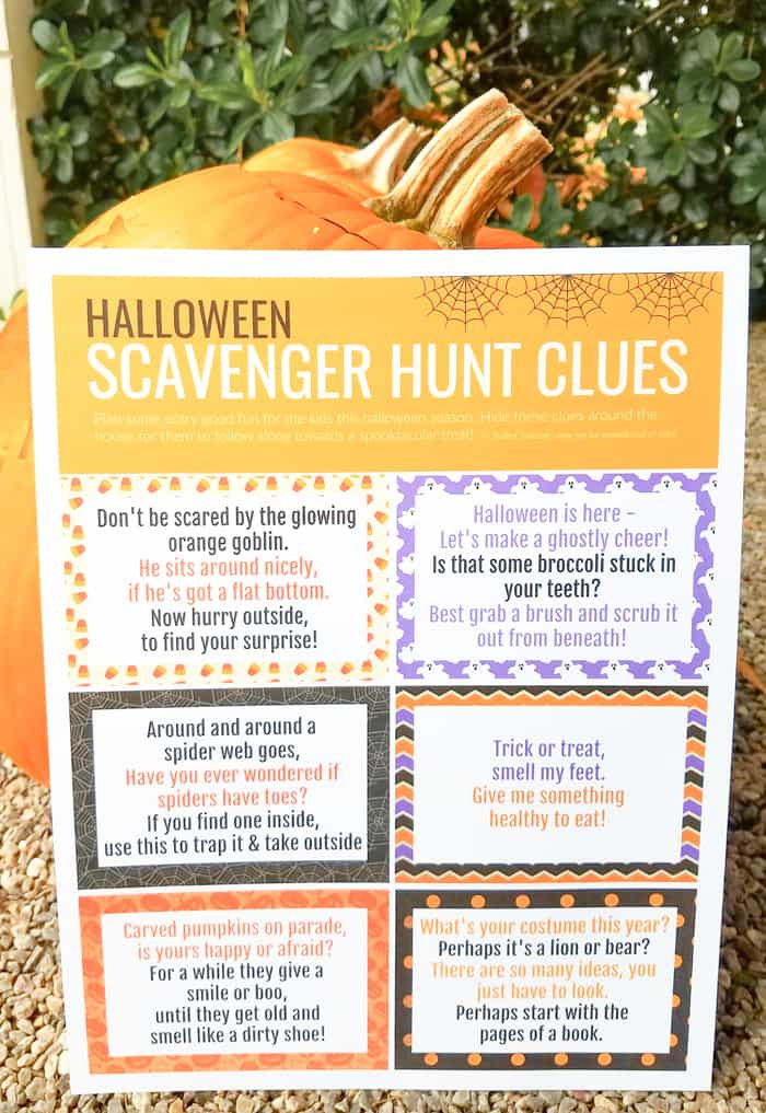 Halloween Scavenger Hunt Ideas
 Halloween Scavenger Hunt How to Plan a Surprise for Your