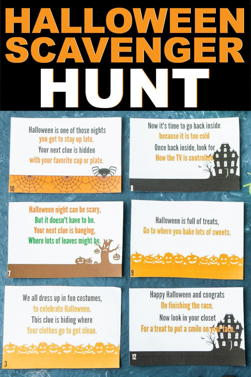Halloween Scavenger Hunt Ideas
 Free Printable Halloween Scavenger Hunt That s Perfect for