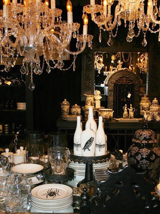 Halloween Table Ware
 17 Gothic Halloween Decorating Ideas To Inspire You Feed
