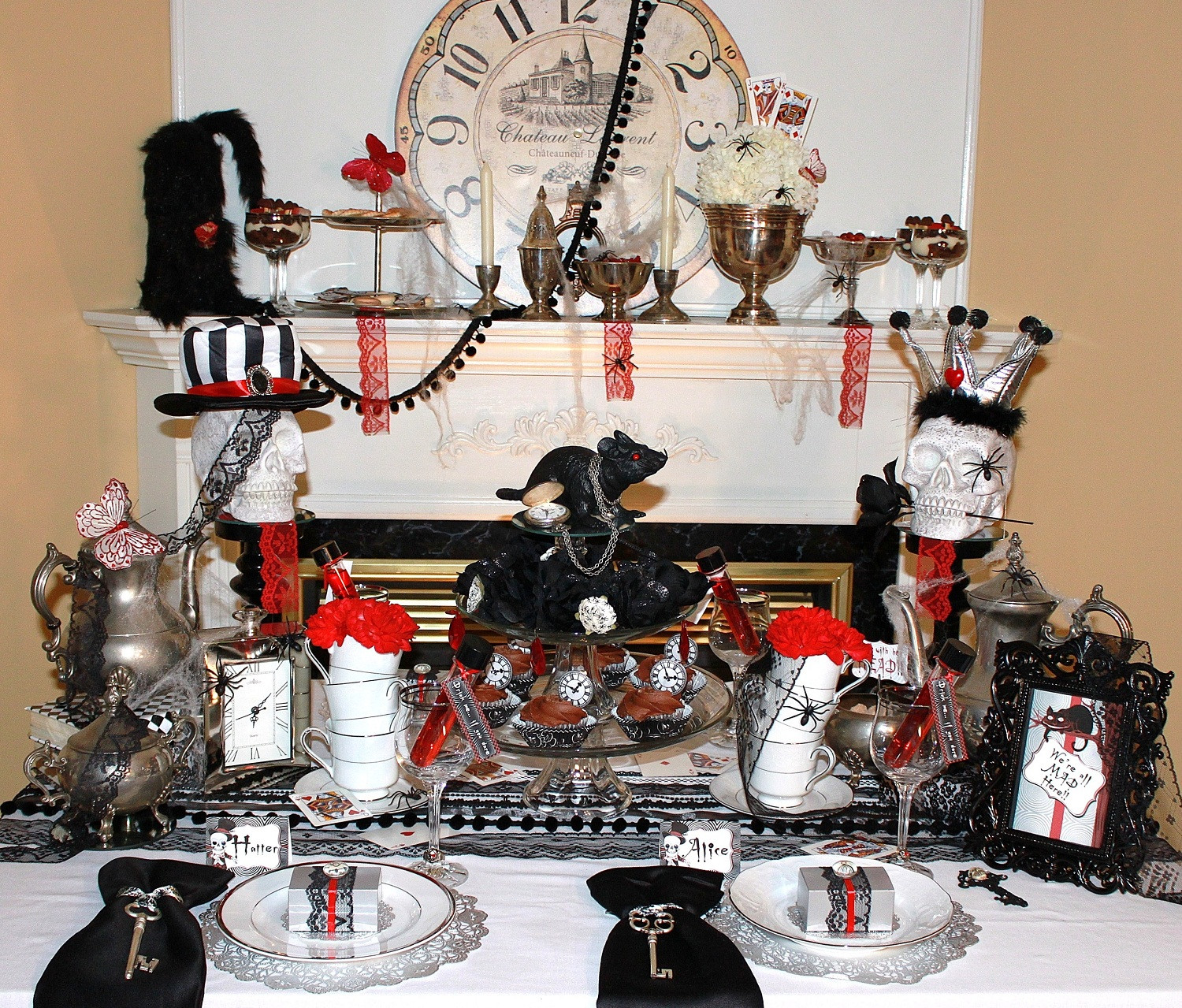 Halloween Tea Party Ideas
 “Mad” Hatter Halloween Tea Party