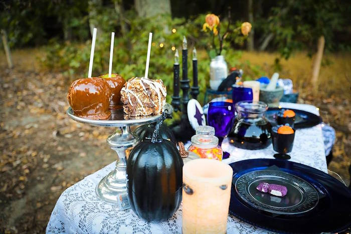 Halloween Tea Party Ideas
 Kara s Party Ideas Witches Brew Halloween Tea Party