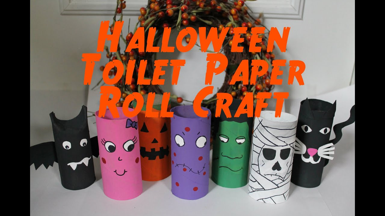 Halloween Toilet Paper Roll Crafts
 DIY Halloween Decorations Recycled Toilet Paper Roll