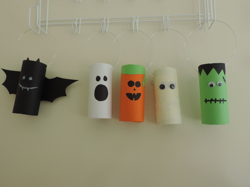 Halloween Toilet Paper Roll Crafts
 Halloween Toilet Roll Decoration My Kid Craft