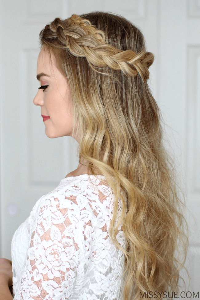 Halo Braid Hairstyle
 halo hairstyles Hairstyles By Unixcode