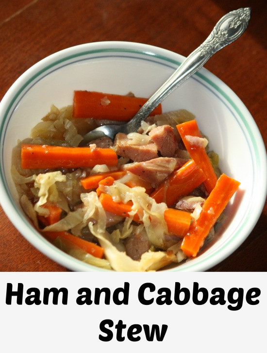 Ham And Cabbage Recipe Slow Cooker
 Cabbage and Ham Stew in the Slow Cooker The Spring Mount