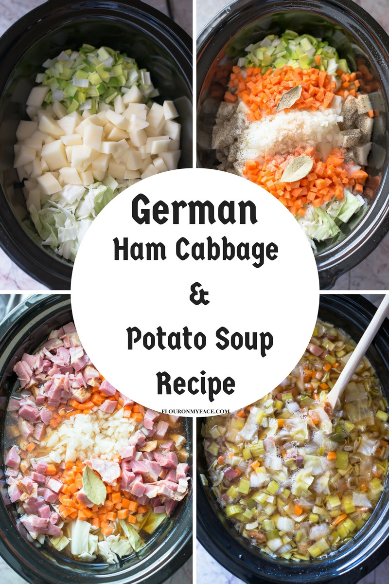 Ham And Cabbage Recipe Slow Cooker
 Crock Pot Ham Cabbage Potato Soup Flour My Face
