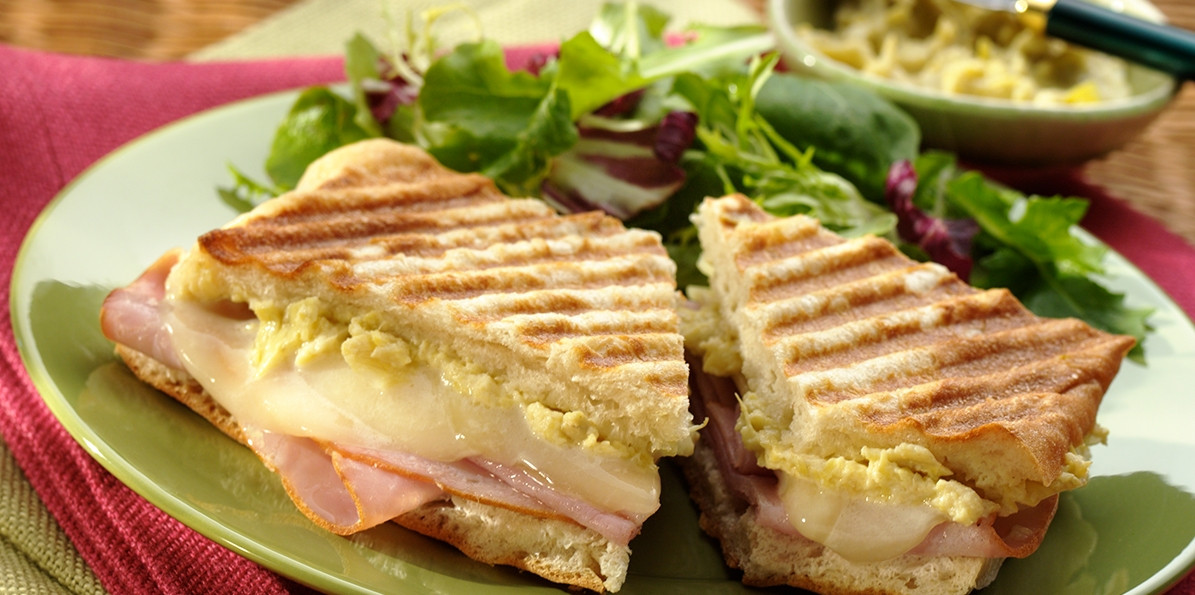 Ham Panini Recipes
 Artichoke Mayonnaise Ham Panini