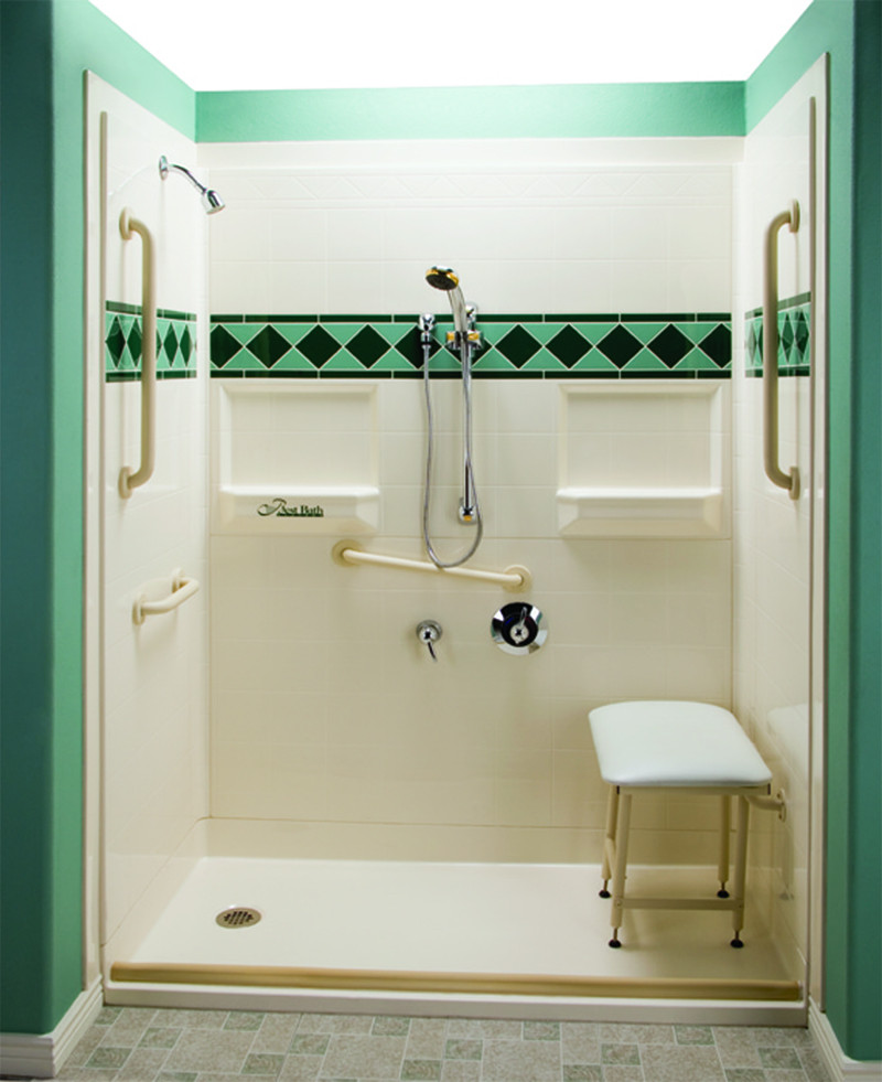 Handicapped Bathroom Showers
 Barrier Free Shower Installation