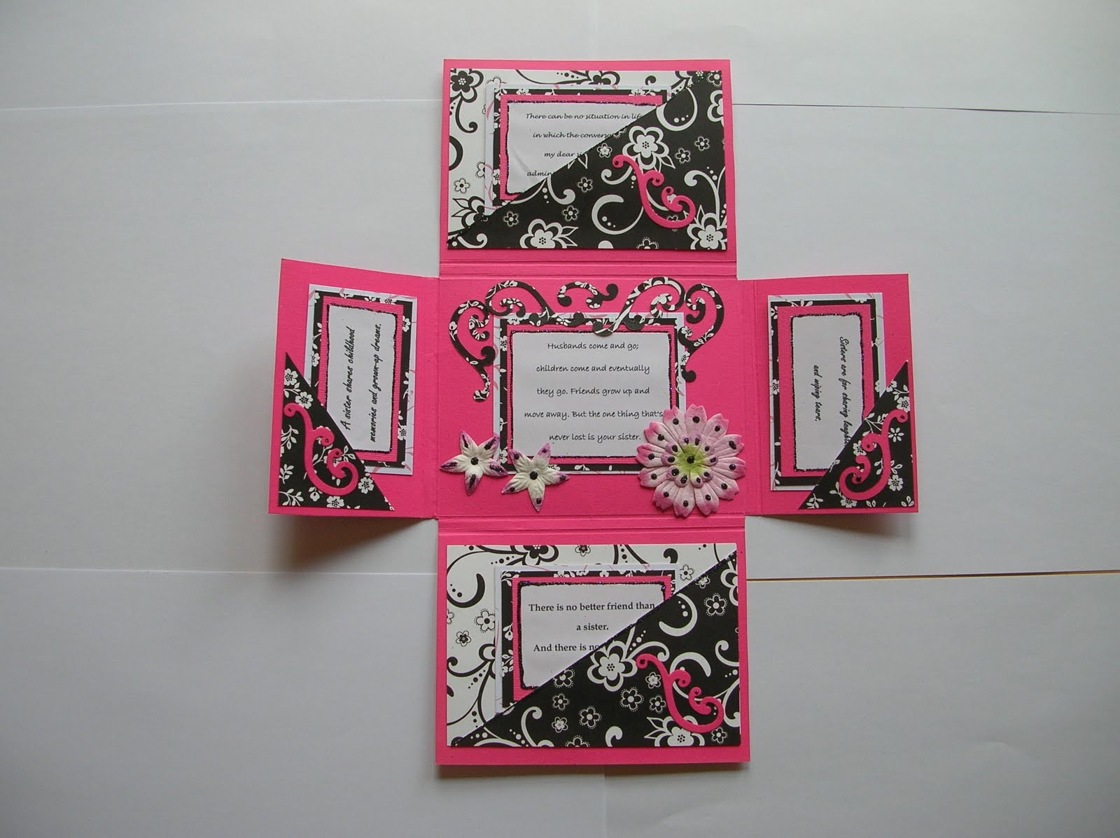 Handmade Birthday Gifts
 Sue s Art of Craft Birthday Card with a Difference